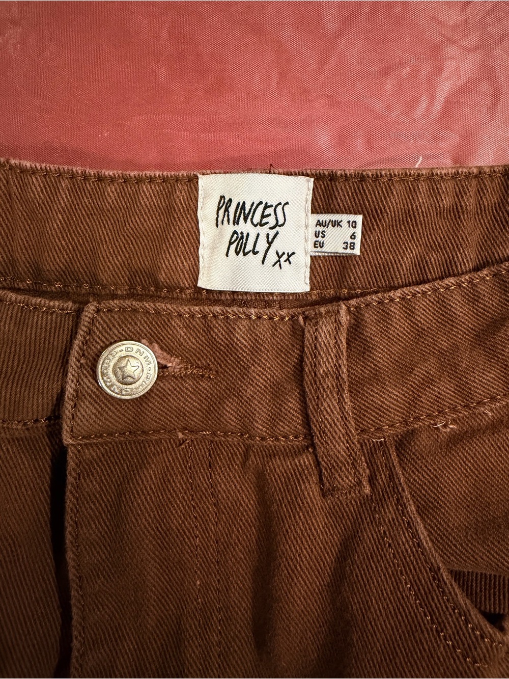 Princess Polly Brown Cargo Style Pants